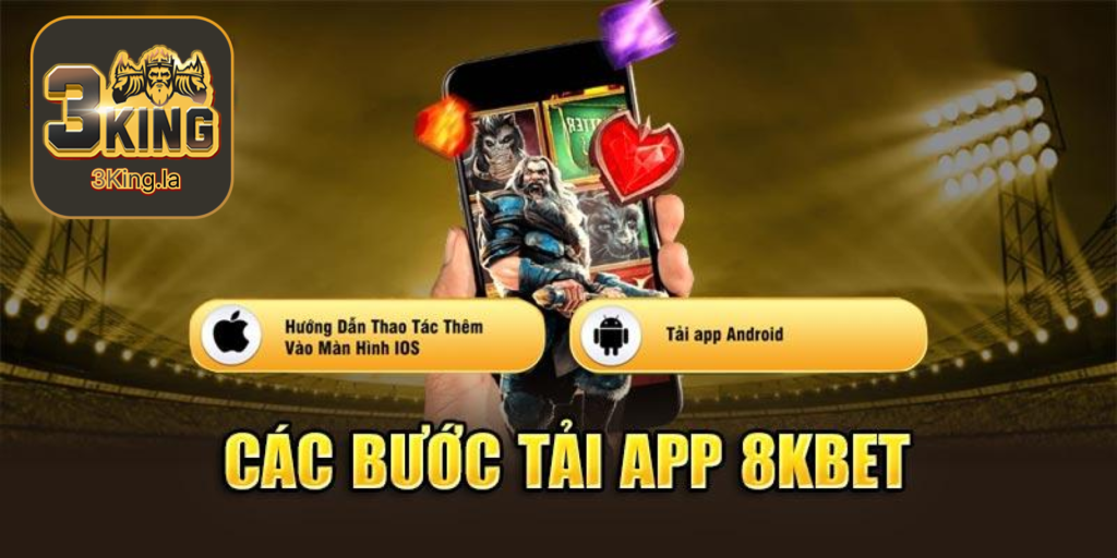 các bước cài app 3king